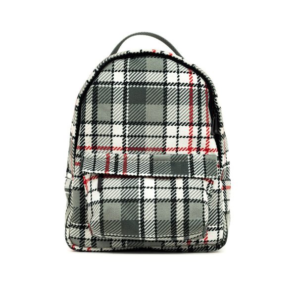 Elegancki maly plecak w krate Retro Plaid Shellbag