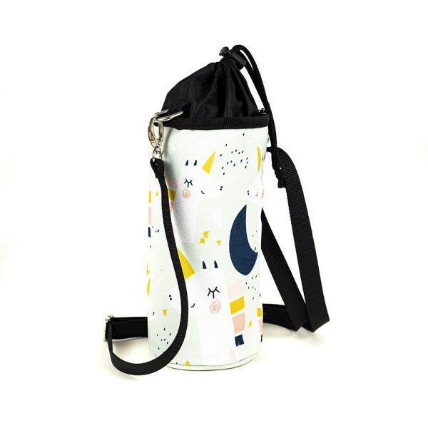 Etui na butelkę bidon z jednorożcem błękitne picnic bag moonlight unicorn Shellbag
