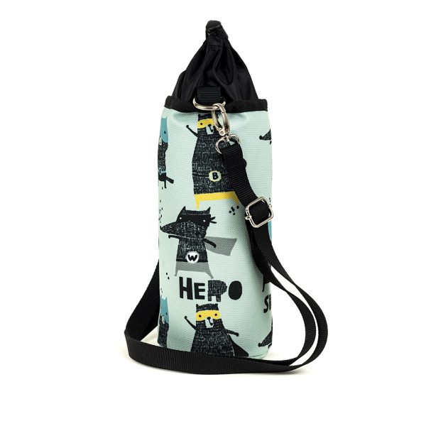 Etui na butelkę bidon z superbohaterami niebieski picnic bag Super Hero Collection Shellbag (2)