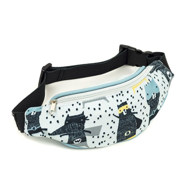 Mała nerka biodowa dla chłopca z super bohaterami Hip bag mini boys super hero collection Shellbag