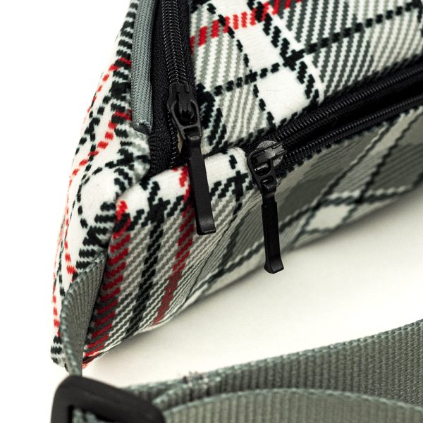 Młodzieżowa saszetka nerka w krate Retro Plaid Shellbag (3)