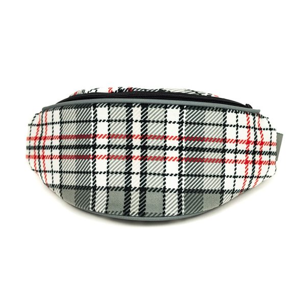 Młodzieżowa saszetka nerka w krate Retro Plaid Shellbag (4)