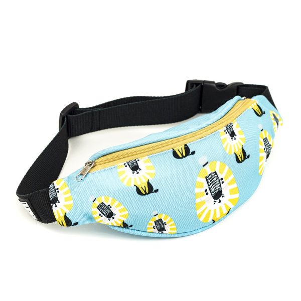 Nerka biodrowa mini chłopięca z lwem Mini hip bag boys Little lion collection Shellbag