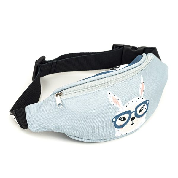 Nerka biodrowa mini dziewczęca z lamą Hip bag mini girls lama in the sky collection Shellbag
