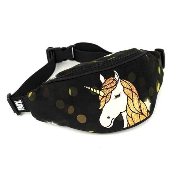 Nerka biodrowa z jednorożcem dziewczeca hip bag for gilrl starry glow unicorn Shellbag