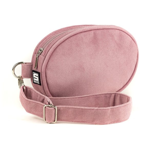 Nerka elegancka rozowa damska mlodziezowa hip bag stylish pink woman youth basic colors pastel uni age Shellbag