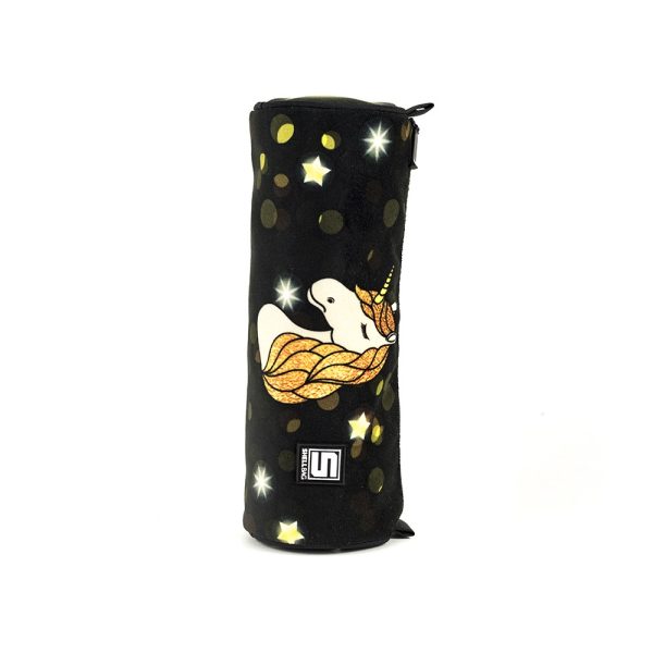 Piórnik tuba z jednorożcem dla dziewczynki pencil case Starry glow unicorn Shellbag (3)