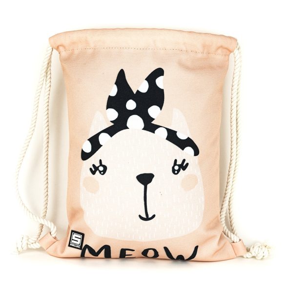 Plecak przedszkolny dziewczęcy z kotem Backpack pre school Pin up cat collection Shellbag (5)
