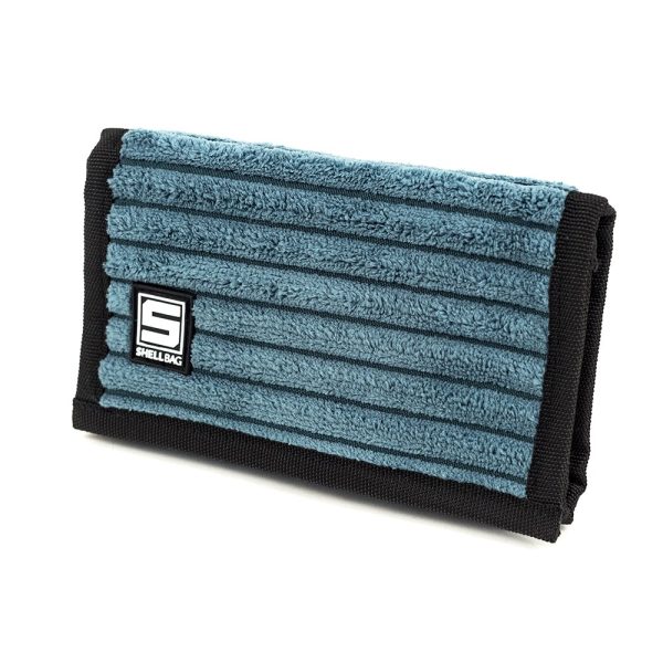 Portfel sztruksowy blekit morski wallet uni age deep ocean blue Shellbag