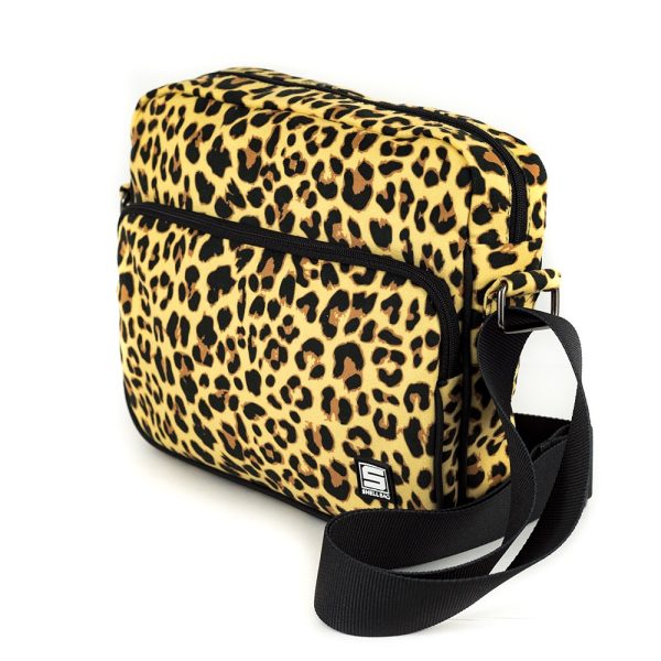 Shoulder Bag For Women Youth SUNNY PANTHERS Torebka Listonoszka Młodzieżowa Damska Panterka Shellbag