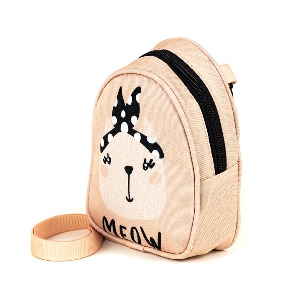 Torebka mini dziewczęca z kotem Messenger bag mini girls Pin up cat collection Shellbag