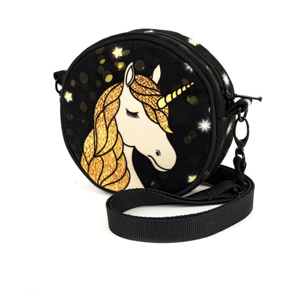Torebka z jednorozcem okragla dla dziewczynki canteen bag starry glow unicorn Shellbag