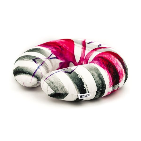 Travel_cushion _PINK_FLAMINGO_COLLECTION_rogal_podrozny_FLAMINGI_Shellbag
