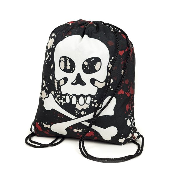 Worek na plecy młodzieżowy dzieciecy z czaszka Drawstrin bag COOL SKULL COLLECTION Shellbag