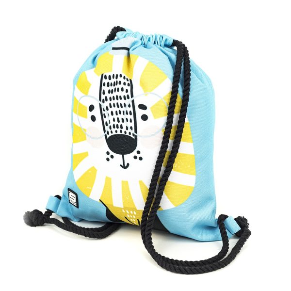 Worek plecak przedszkolny chłopięcy z lwem Mini backpack bag pre school boys Little lion collection Shellbag