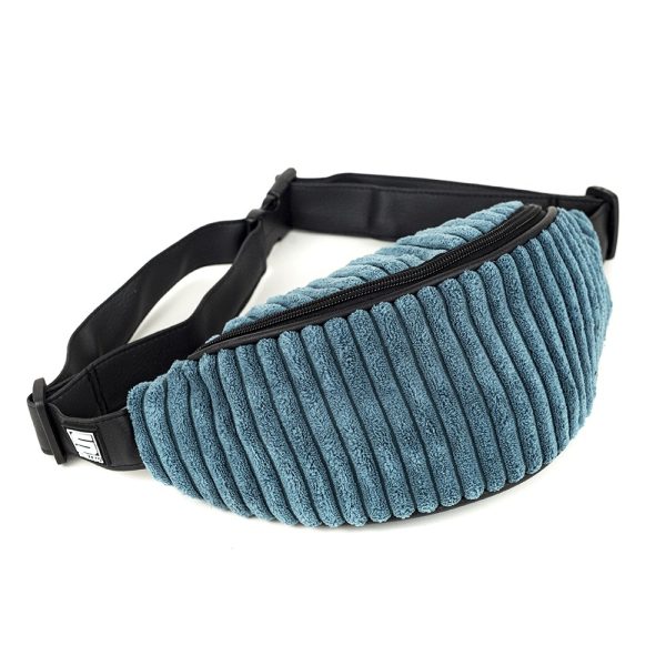 nerka mlodziezowa niebieska blekitna morski hip bag conwex basic color deep ocean blue uniage collection Shellbag