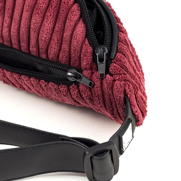 nerka mlodziezowa rubinowa czerwona bordowa conwex hip bag kids basic color ruby uni age collection Shellbag (3)