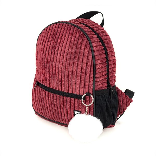 plecak przedszkolny rubinowy bordo czerwony pre school mini basic ruby red uni age collection shellbag