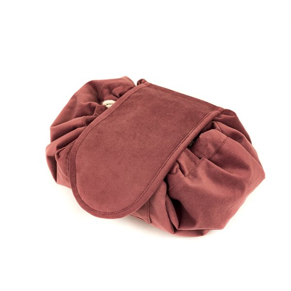 Kosmetyczka-organizer-sciagana-rosnaca-rozowy-drawstring-makeup-bag-travel-cosmetic-bag-organizer-case-dusty-pink-Shellbag