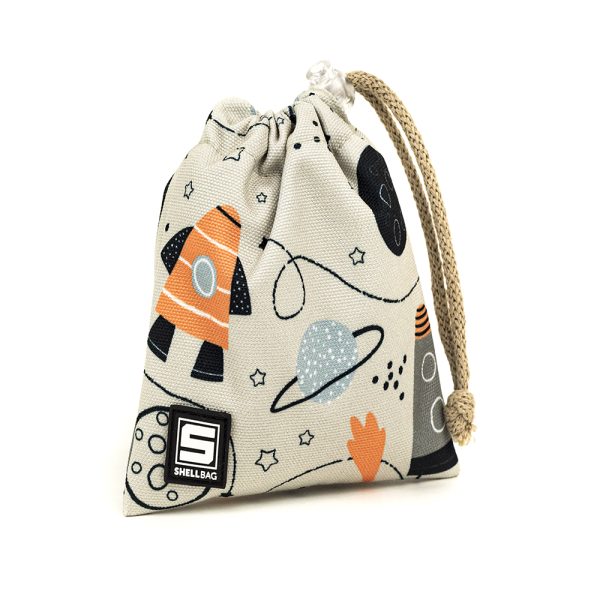 Mały-woreczek-na-drobiazgi-sakiewka-rakieta-kosmiczna-small-sack-for-treasures-space-rocket-bezowy-beige-Shellbag