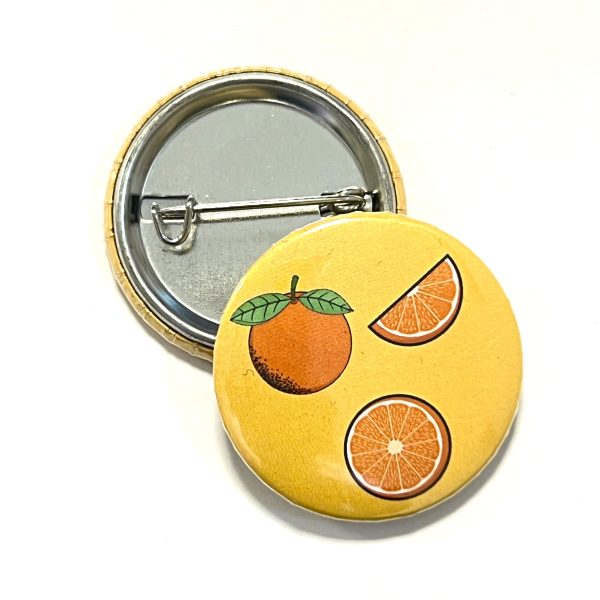 przypinka pomarańcze