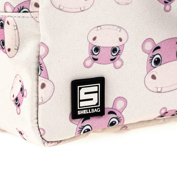 Lunch box dziecięcy w hipopotamy