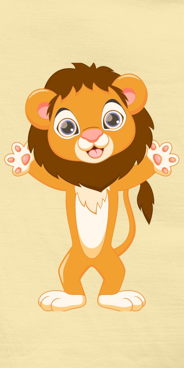 ręcznik kąpielowy lew (70 x 140 cm)(1)